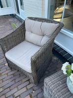 2 lounge stoelen, Tuin en Terras, Tuinsets en Loungesets, Ophalen of Verzenden, Zo goed als nieuw, Wicker, 2 zitplaatsen