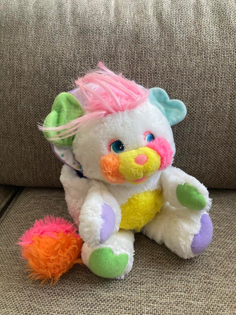 Vintage 80’s Popples Baby Bibsy mét flesje, Kinderen en Baby's, Speelgoed | Knuffels en Pluche, Ophalen of Verzenden, Gebruikt