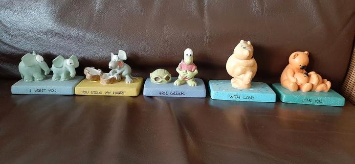 Diverse Jan Leendert Vis beeldjes, Verzamelen, Beelden en Beeldjes, Gebruikt, Dier, Ophalen of Verzenden