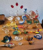 Mooie collectie 23 stuk Murano glas & Kristal glas, Ophalen