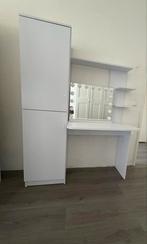 Kaptafel met spiegel en kast, Ophalen, 100 tot 150 cm, Zo goed als nieuw, 150 tot 200 cm