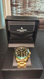 Goldplated horloge (Alpha Sierra Starbuster GG09), Staal, Gebruikt, Polshorloge, Ophalen