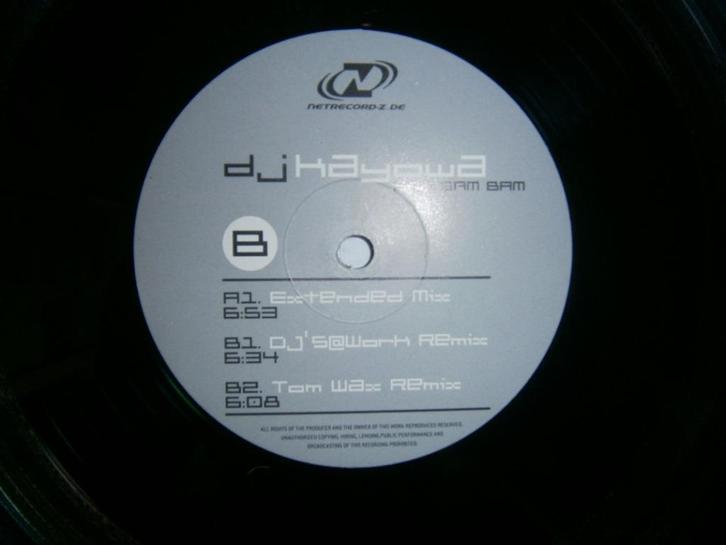 DJ Kayowa – Bam Bam Bam. 2001. Techno Hard House Hard Trance, Cd's en Dvd's, Vinyl | Dance en House, Gebruikt, Techno of Trance