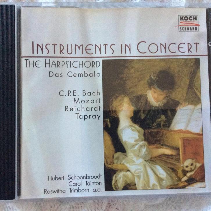 Klavecimbel in concert. H Schoonbroodt, Gúnther Fetz ea, Cd's en Dvd's, Cd's | Klassiek, Gebruikt, Barok, Ophalen of Verzenden
