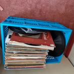 Bak met ruim 60 vinyl platen, Ophalen, Gebruikt, 12 inch