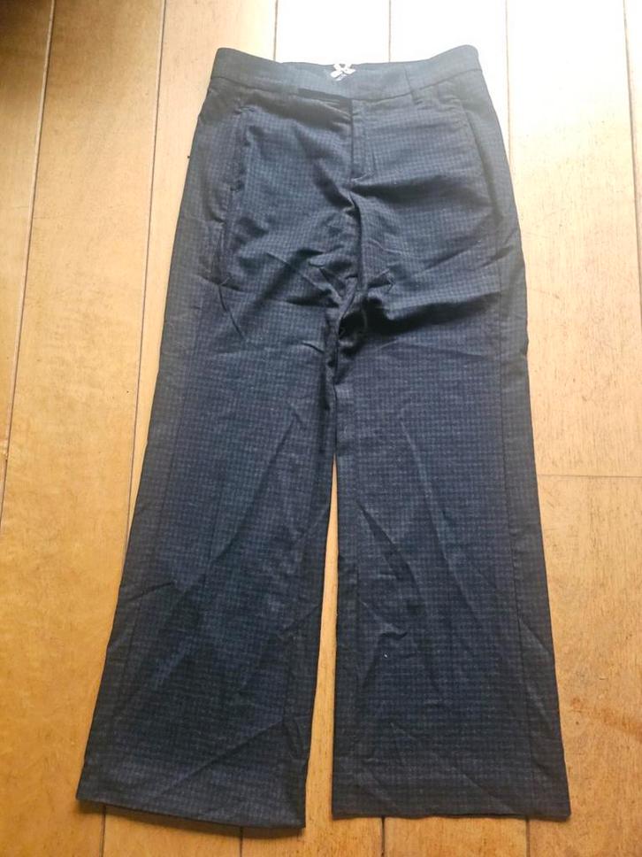 Vanilia nette broek maat 40 zwart/grijs, Kleding | Dames, Broeken en Pantalons, Gedragen, Maat 38/40 (M), Zwart, Ophalen of Verzenden