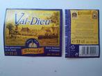 Bieretiket Belgie(7-3)L9 abbaye val dieu, Verzamelen, Biermerken, Verzenden, Gebruikt, Overige typen, Overige merken