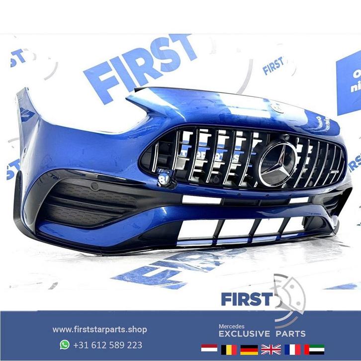 W206 C43 AMG BUMPER C KLASSE A2068859201 C43 AERO VOORBUMPER, Auto-onderdelen, Carrosserie en Plaatwerk, Bumper, Mercedes-Benz
