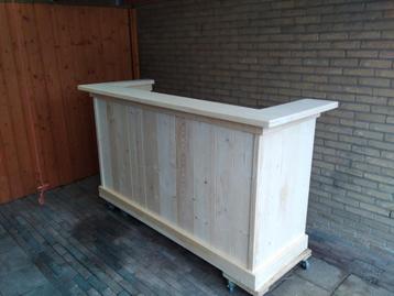 Steigerhout statafel bar mancave