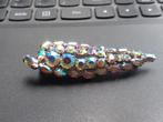 Vintage broche, Boheems kristalglas, Verzenden, Dames