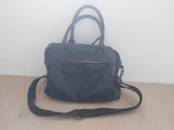 Cowboysbag Zwarte Leren Luiertas beschikbaar voor biedingen