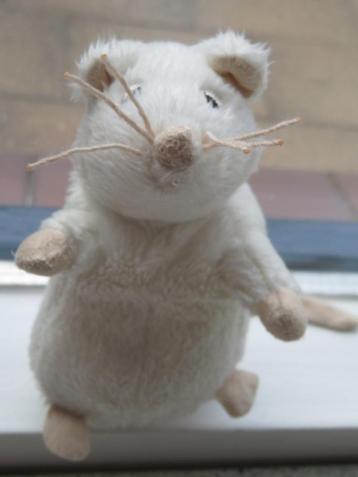 Muisje of muis of ratje of rat van IKEA Gosig wit velours beschikbaar voor biedingen