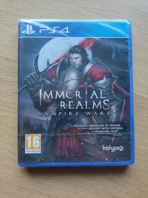 Immortal Realms Vampire Wars PS4, Spelcomputers en Games, Games | Sony PlayStation 4, Nieuw, Strategie en Constructie, 1 speler