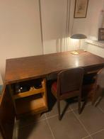 Art deco bureau met twee stoelen, Huis en Inrichting, Complete eetkamers, Gebruikt, Ophalen of Verzenden