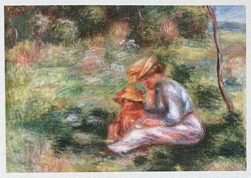 0138B  PIERRE-AUGUSTE RENOIR ~ moeder & kind, Verzamelen, Ansichtkaarten | Themakaarten, Ongelopen, 1980 tot heden, Overige thema's