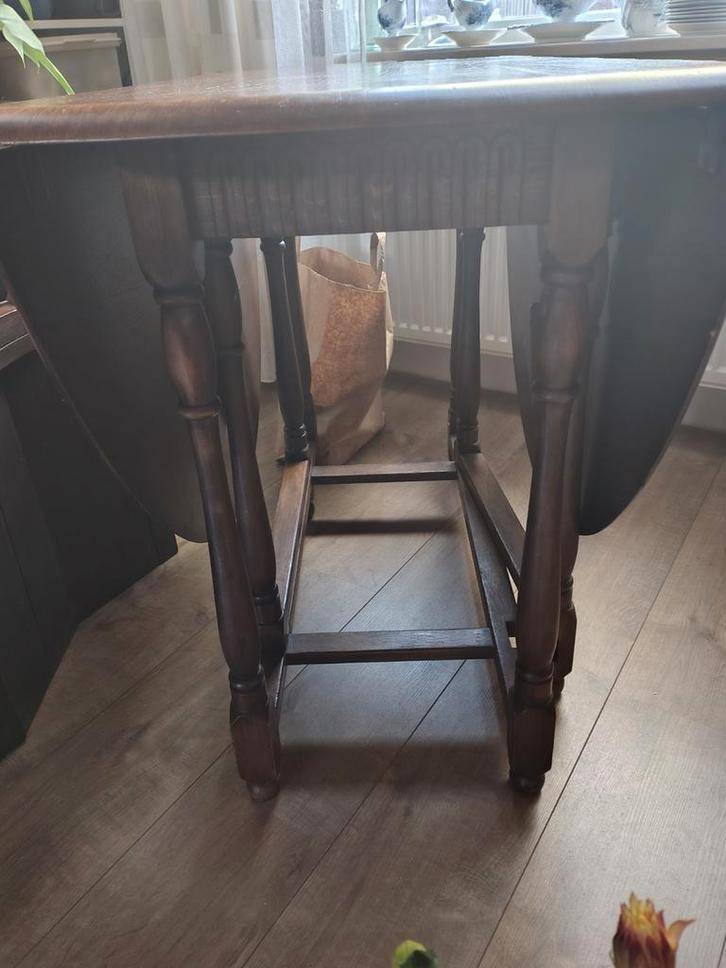 Antieke Eiken Hangoor Eettafel - Authentiek & Mooi, Antiek en Kunst, Antiek | Meubels | Tafels, Ophalen