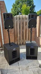 Speakerset American Audio/Behringer Actieve set, Audio, Tv en Foto, Luidsprekers, Gebruikt, Overige typen, 120 watt of meer, Ophalen