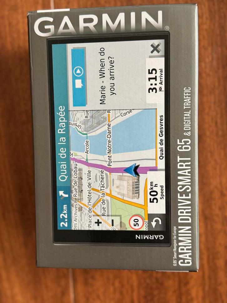Garmin DriveSmart 65 Navigatiesysteem - Compleet!, Auto diversen, Autonavigatie, Zo goed als nieuw, Ophalen