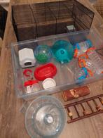 Hamsterhok met toebehoren., Dieren en Toebehoren, Minder dan 60 cm, Gebruikt, Minder dan 75 cm, Ophalen of Verzenden
