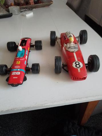 Vintage Raceauto's - Blik & Plastic beschikbaar voor biedingen