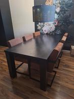 Eettafel massief eiken, Ophalen, Zo goed als nieuw