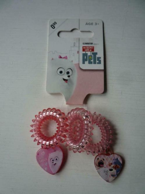 NIEUW! Secret Life of Pets Roze Rubberen Elastiekjes Stiekje, Kinderen en Baby's, Kinderspulletjes, Nieuw, Ophalen of Verzenden