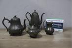 Antiek Tinnen Thee Servies, Antiek en Kunst, Ophalen of Verzenden