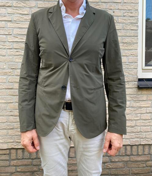 Hydrogen lichtgewicht stretch colbertje army groen maat XL, Kleding | Heren, Kostuums en Colberts, Zo goed als nieuw, Verzenden