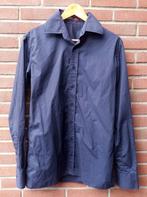 Donkerblauw overhemd Yashi Yamamuri maat L, Yashi Yamamuri, Blauw, Ophalen of Verzenden, Zo goed als nieuw