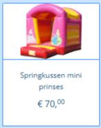Springkussen mini prinses, Ophalen, Overige
