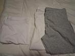 Te koop 2 caprileggings(grijs en wit)en 1 bikershort wit 42!, Zeeman, Wit, Maat 42/44 (L), Nieuw