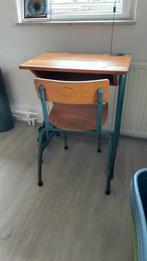 Ouderwets schooltafeltje met stoeltje, Antiek en Kunst, Ophalen