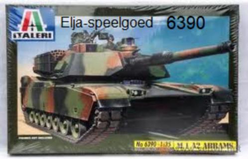 Modelbouw Italeri 1:35 M1 A2 ABRAMS 6390 tank modelbouw, Hobby en Vrije tijd, Modelbouw | Auto's en Voertuigen, Nieuw, Tank, 1:32 tot 1:50