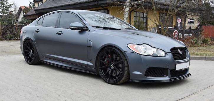 Voorlip diffuser sideskirt splitter - Jaguar XF-R XFR 07-11, Auto diversen, Tuning en Styling, Ophalen of Verzenden