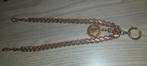 Dubbele horloge ketting double, Overige merken, Zakhorloge, Gebruikt, Overige materialen