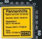 Sticker: ADAC - Pannenhilfe, Ophalen of Verzenden, Zo goed als nieuw, Auto of Motor