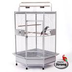 Papegaaienkooi Villa Erica Hamerslag Parelwit nu 10% korting, Dieren en Toebehoren, Vogels | Hokken en Kooien, Ophalen, Nieuw