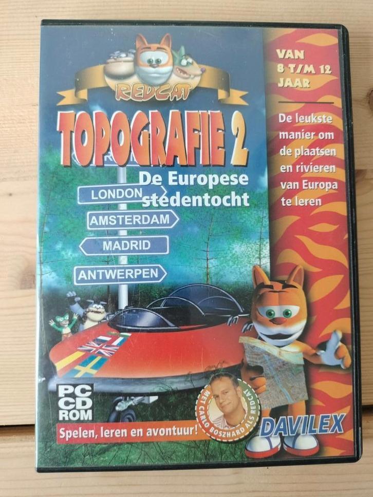 RedCat topografie 2. Met Carlo Boszhard, Spelcomputers en Games, Games | Pc, Gebruikt, Puzzel en Educatief, 1 speler, Vanaf 3 jaar