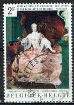 België 1972 Academie voor de Kunst Schilderij, Postzegels en Munten, Ophalen of Verzenden, Gestempeld, Plaats of Gebouw