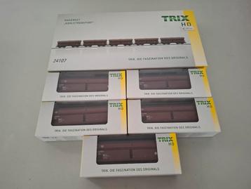 Trix H0 24107 5 delige kolenwagens van de DB beschikbaar voor biedingen