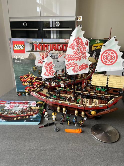 99% complete Lego ninjago destiny’s bounty 70618, Kinderen en Baby's, Speelgoed | Duplo en Lego, Zo goed als nieuw, Lego, Complete set
