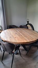 Ronde eettafel., Huis en Inrichting, Tafels | Eettafels, 150 tot 200 cm, 150 tot 200 cm, Rond, Zo goed als nieuw