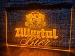 ZILLERTAL 3D ledverlichting lamp lichtbak, Verzamelen, Biermerken, Ophalen of Verzenden, Nieuw, Reclamebord, Plaat of Schild, Overige merken