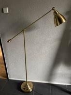 Gouden messing vloerlamp., 150 tot 200 cm, Ophalen of Verzenden, Zo goed als nieuw