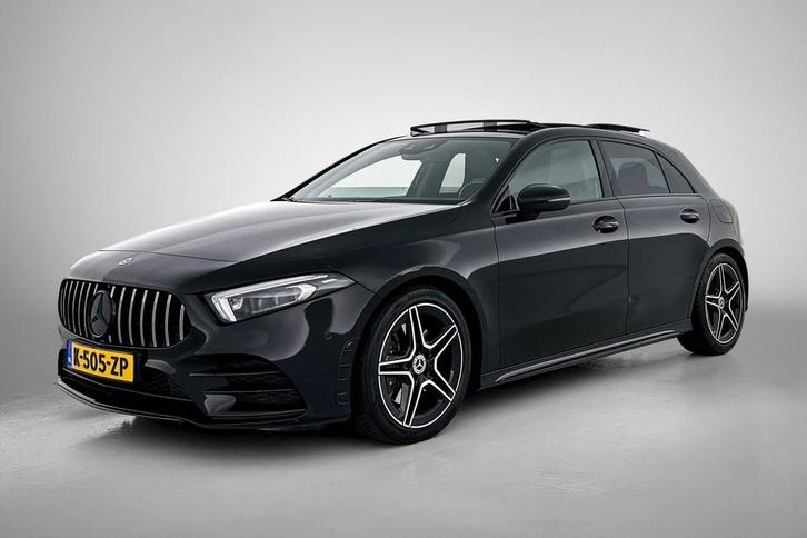 Mercedes-Benz A-klasse 220 AMG Premium(BOM VOL, Pano, SfeerV, Auto's, Mercedes-Benz, Bedrijf, Te koop, A-Klasse, 360° camera, ABS