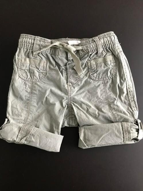 H&M oprolbaar broekje maat 68 groen korte broek, Kinderen en Baby's, Babykleding | Maat 68, Gebruikt, Meisje, Broekje, Ophalen of Verzenden