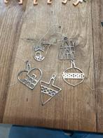 Metalen Kerstboomversiering Set, Huis en Inrichting, Woonaccessoires | Kandelaars en Kaarsen, Gebruikt, Ophalen of Verzenden, Metaal