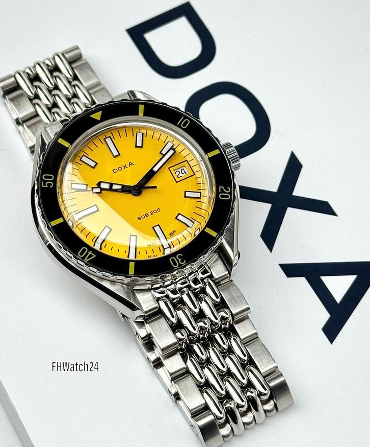 Doxa Sub 200 Divingstar 7991036110. Full set 2024 !, Sieraden, Tassen en Uiterlijk, Horloges | Heren, Gebruikt, Polshorloge, Breitling