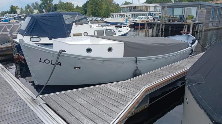 Stalen sloep geklonken  8.2 m, Watersport en Boten, Sloepen, Gebruikt, 10 tot 30 pk, 6 meter of meer, Binnenboordmotor, Diesel