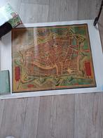 Stads plattegrond Leeuwarden, Boeken, Atlassen en Landkaarten, Nederland, Gelezen, Voor 1800, Ophalen of Verzenden